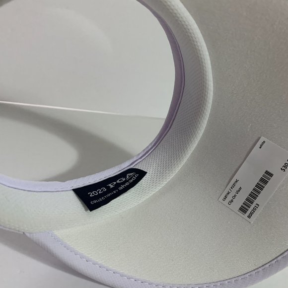 Ahead Visor 2023 PGA Oak Hill Championship Tour Golf Clip On White Ladies Fit - Picture 7 of 7